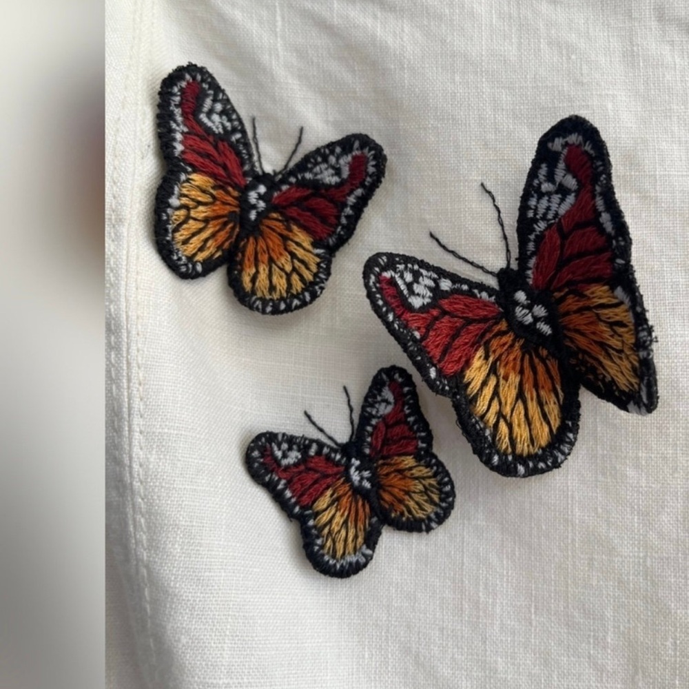Agua By Agua Bendita Butterfly Linen Dress - Picture 2 of 2